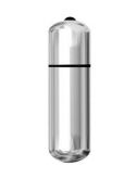 BULLET/CÁPSULA VIBRATÓRIA PRATEADA EXTRA FORTE