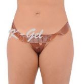CALCINHA SOLÚVEL D'LUST CHOCOLATE - TAMANHO ÚNICO. VESTE PMG