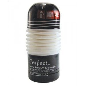 MASTURBADOR PERFECT SOFT TUBE CUP PRETO