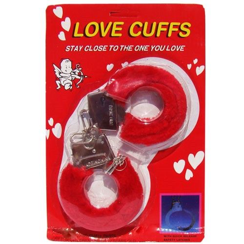 ALGEMAS LOVE CUFFS VERMELHA