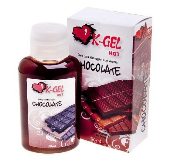 ÓLEO COMESTÍVEL PARA MASSAGEM CORPORAL KGEL CHOCOLATE