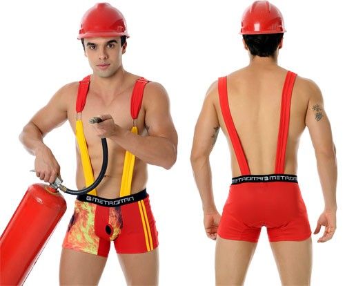 FANTASIA DE BOMBEIRO TAMANHO M/G