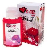 ÓLEO COMESTÍVEL PARA MASSAGEM CORPORAL KGEL CEREJA