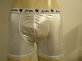 CUECA BOXER LUNAR MASTER EM LIGANET COR PRATA TAMANHO ÚNICO