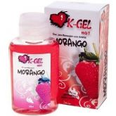 ÓLEO COMESTÍVEL PARA MASSAGEM CORPORAL KGEL MORANGO