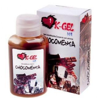 ÓLEO COMESTÍVEL ICE PARA MASSAGEM CORPORAL KGEL CHOCOMENTA