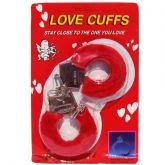 ALGEMAS LOVE CUFFS VERMELHA