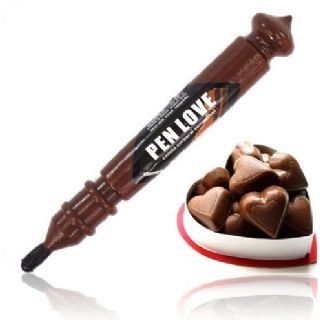 CANETA PEN LOVE (COM CARGA COMESTÍVEL) CHOCOLATE