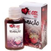 ÓLEO COMESTÍVEL CORPORAL KGEL SENSAÇÃO (MORANGO COM CHOC)