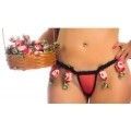 TANGA CHOCOLATE FIO DENTAL RENDA PERFUMADA - TAMANHO ÚNICO